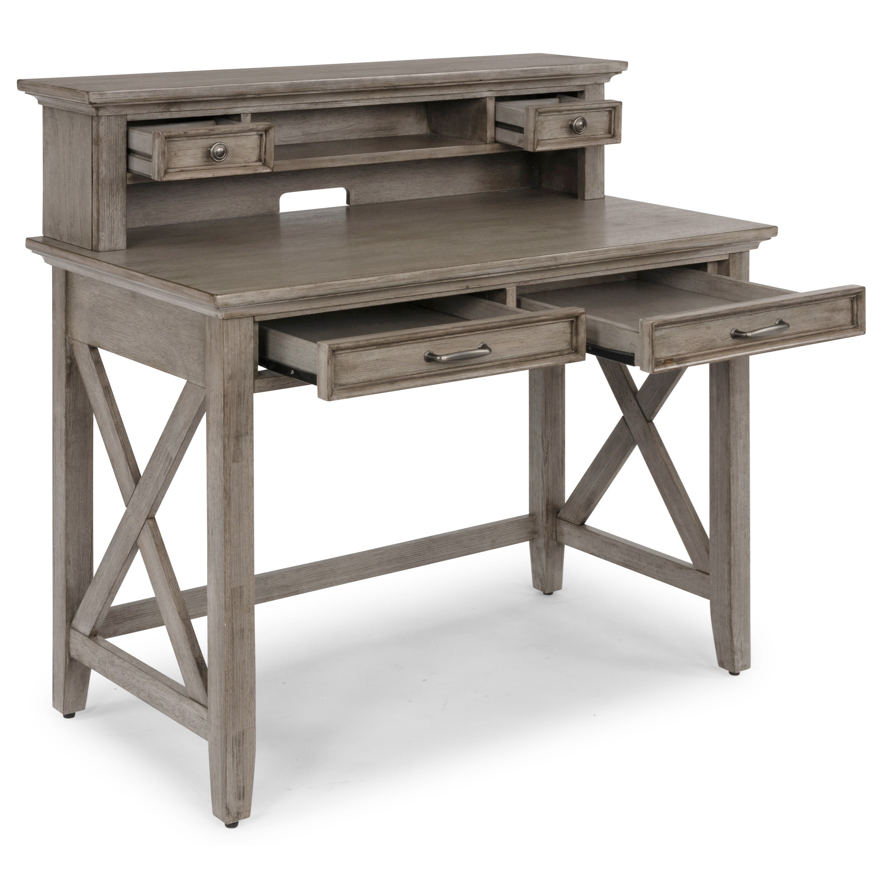 Farmhouse desk online hutch